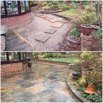 Home View Landscapes - Before and After Paving