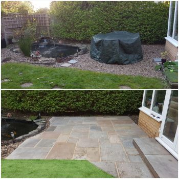 Home View Landscapes - Before and After Paving 2