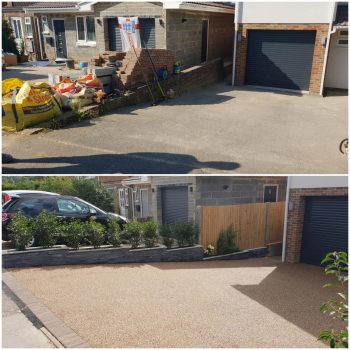 Home View Landscapes - Before and After Driveway